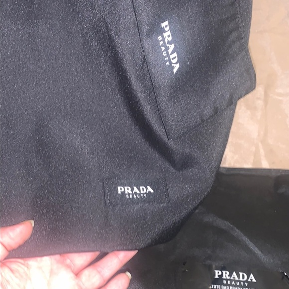 Prada Black Tote with Mint Interior with attached Baby NEW - Picture 4 of 7